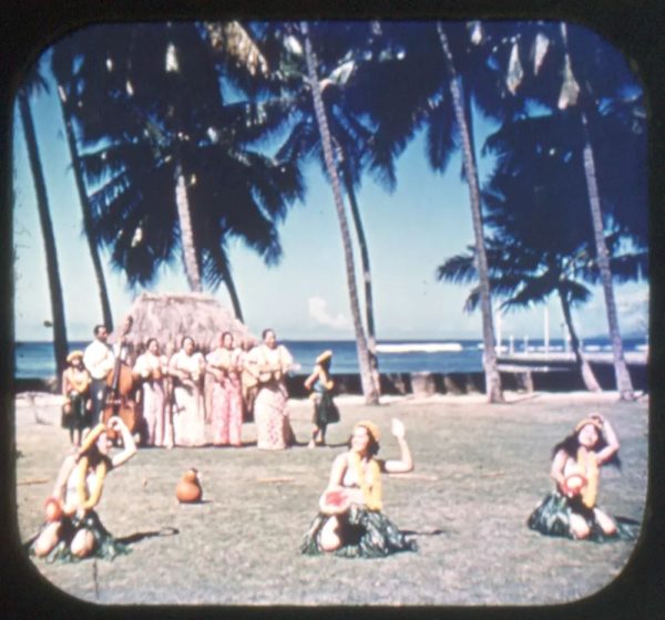 Hawaiian Hula Dancers - Hawaii - View-Master Gold Center Reel - vintage - #62 Online Hot Sale