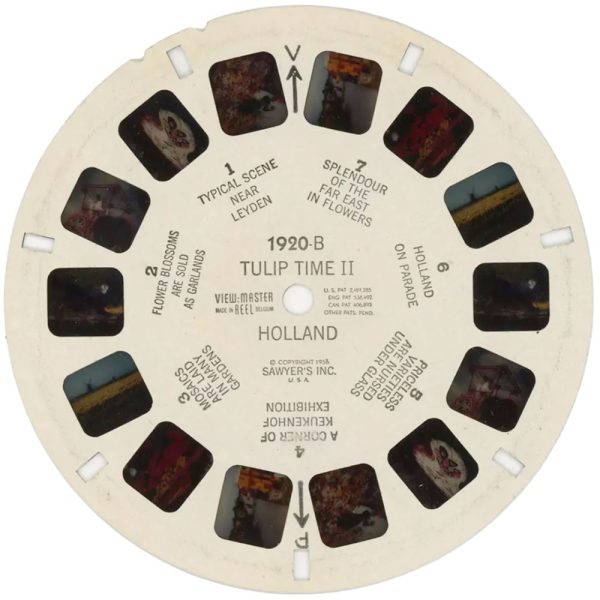 Tulip Time II, Holland - View-Master Single Reel - #1920B - vintage Sale