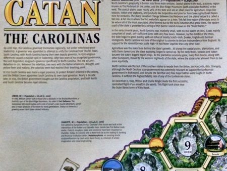 Catan Geographies: The Carolinas For Sale