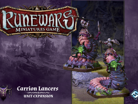 Runewars Miniatures Game: Carrion Lancers - Unit Expansion on Sale