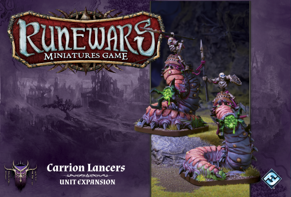 Runewars Miniatures Game: Carrion Lancers - Unit Expansion on Sale