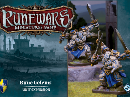 Runewars Miniatures Game: Rune Golems - Unit Expansion Hot on Sale