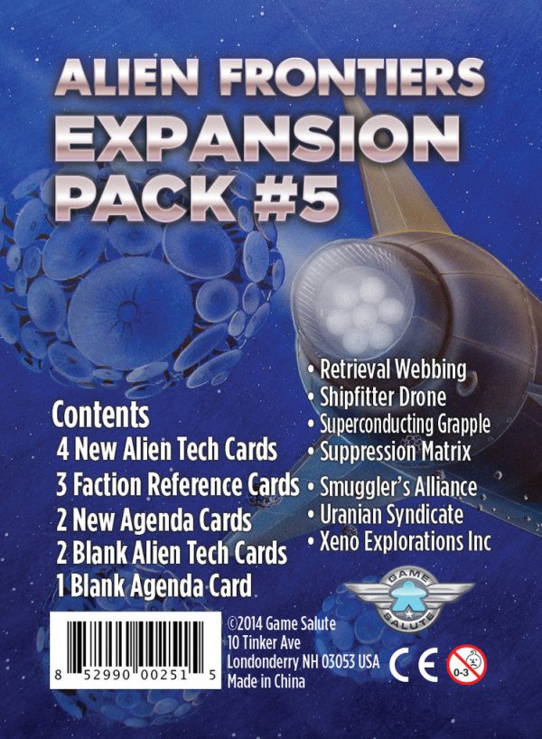 Alien Frontiers: Expansion Pack #5 Supply